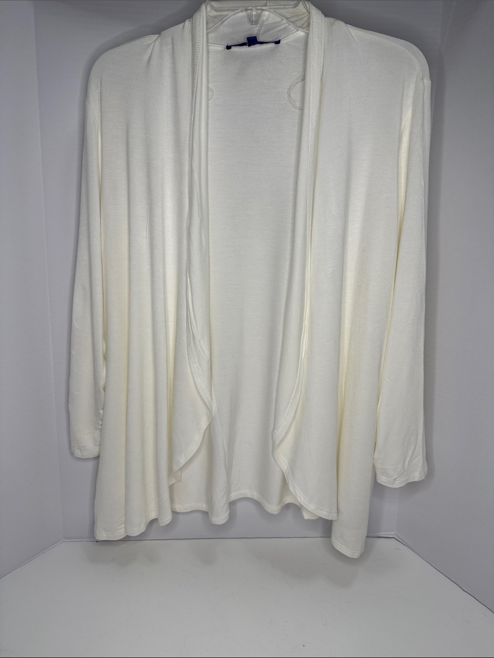 Apt. 9 Off White Open-Front Cardigan